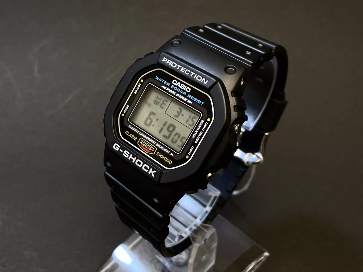 Casio DW-5600E-1 G-Shock Watch First Type FOX FIRE Standard Basic from Japan