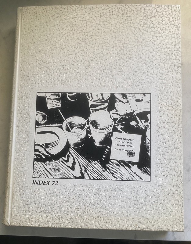 Index 72 Vintage UMASS 1972 Yearbook Very Good Condition