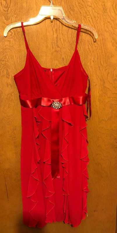 I.N. Studio Red After Five Dress Size 10