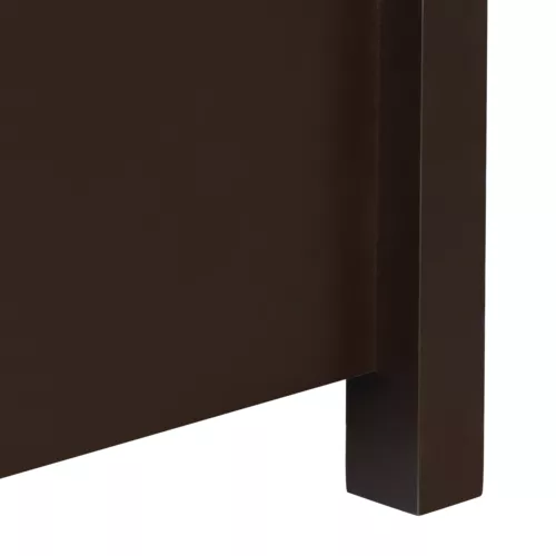 End Table Narrow Accent Side Table with 2 Drawer Storage for Bedroom Black/Brown - Picture 8 of 17