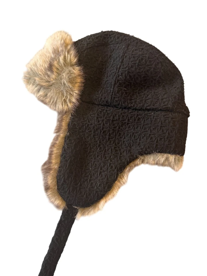 Sombrero Attack Nueva York Forrado de Piel Sintética Mezcla de Lana Sombrero Trampero Unisex Talla Única Foto 2 de 4