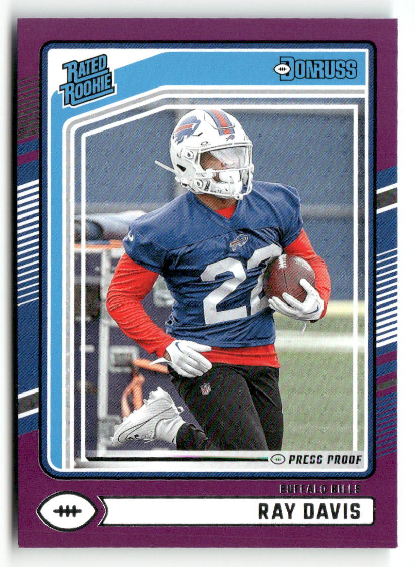 2024 Donruss #316 Ray Davis Press Proof Purple