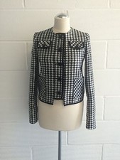 Viktor & Rolf Women's Monochrome Blazer Jacket Bnwt Size It 40 Uk 8