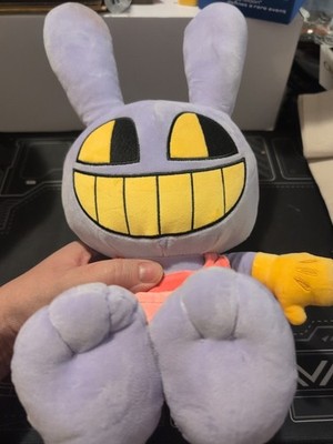 Glitch Jax The Amazing Digital Circus Purple Bunny Plush Stuffed Animal New NWT