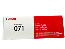 Genuine CANON 071 Black Toner Cartridge imageClass LBP120S MF270S Sealed  NEW