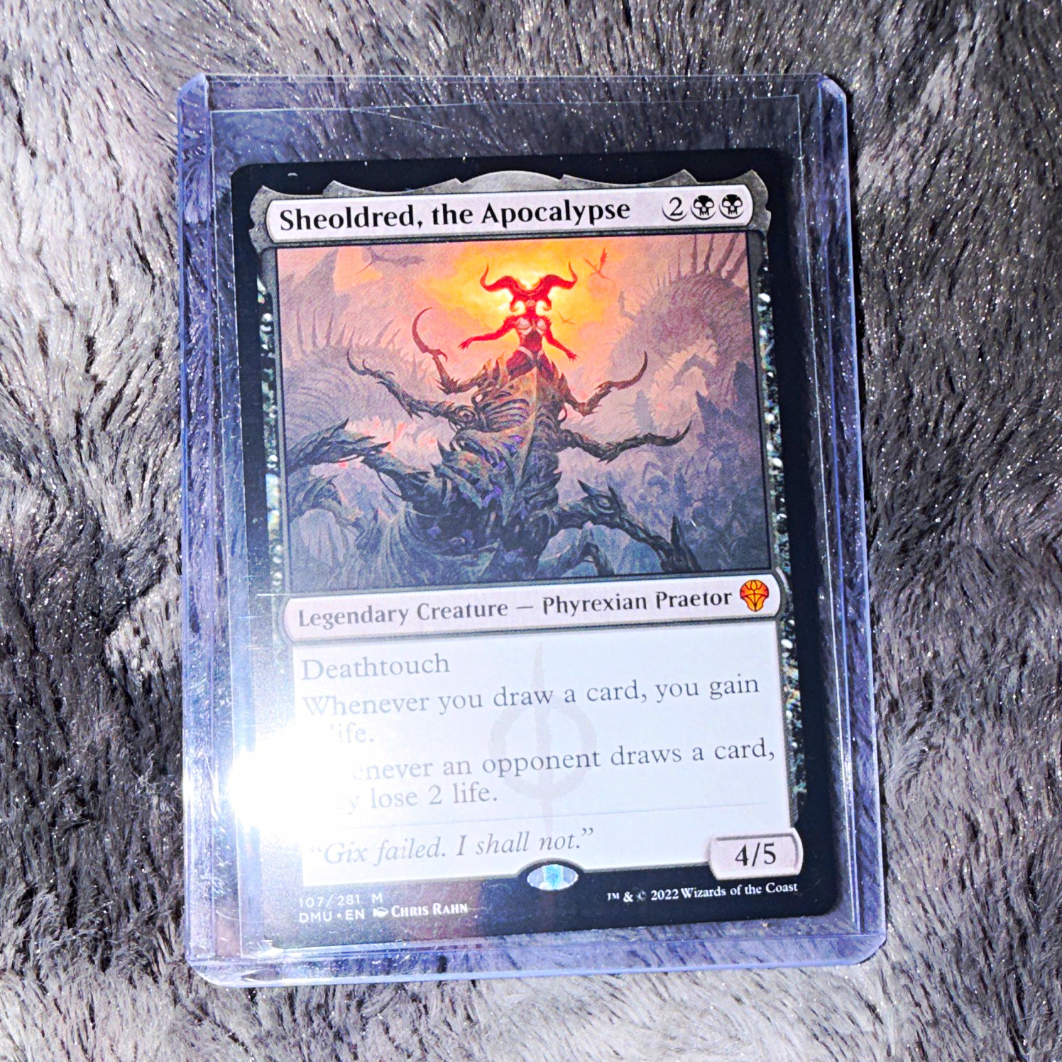 Sheoldred, the Apocalypse Regular Mythic #107 Dominaria United Black EN 2022