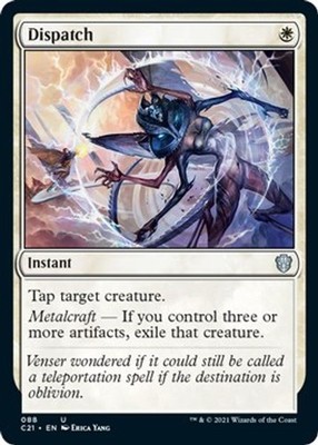 2021 Magic: The Gathering: Commander 2021 - Dispatch (#88, U, Near Mint)