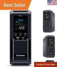 CP1500AVRLCD3 Intelligent LCD UPS System, 1500VA/900W, 12 Outlets, 2 USB Port...