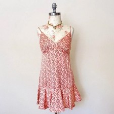 Super Cute Mini Dress From Urban Outfitters Size XS Polka Dots And Lace Design