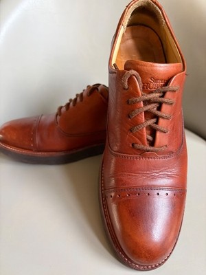 Samuel Hubbard Hubbard Free Tan Leather Oxford Shoes Vibram Mens 8.5 M Portugal Men main image 4
