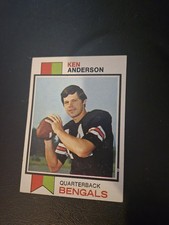 1973 Topps Ken Anderson Rookie Card (RC) #34 - see pics. rookie card picture