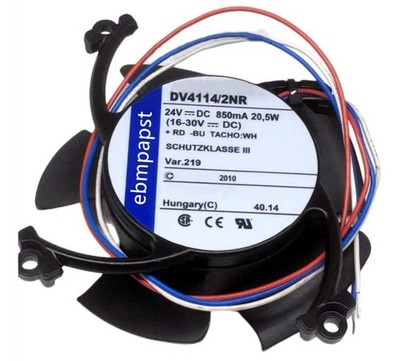 1 PCS  Axial fan DV4114/2NR  DC24V 850MA 20.5W  3 WIRE  Equipment cooling fan *v