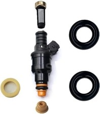 50 Set Fuel Injector Rebuild Shop Pack O-Rings Filters Caps Clips Bosch EV1 EV6