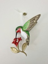 Hallmark Keepsake Christmas Ornament Dazzling Hummingbird Premium Metal 2016