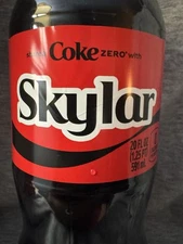 Share a Coke with  Skylar  2025 Personalized Gift Coca~Cola Bottle 20oz Zero