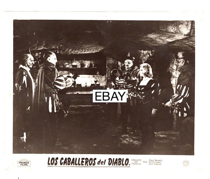 SALE: KNIGHTS OF TERROR 1963 ORIG HORROR MOVIE PHOTO ITALY LOS CABALLEROS DIABLO