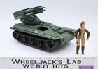 Wolverine W/Cover Girl 100% Complete GI Joe 1983 Hasbro Action Figure Vehicle