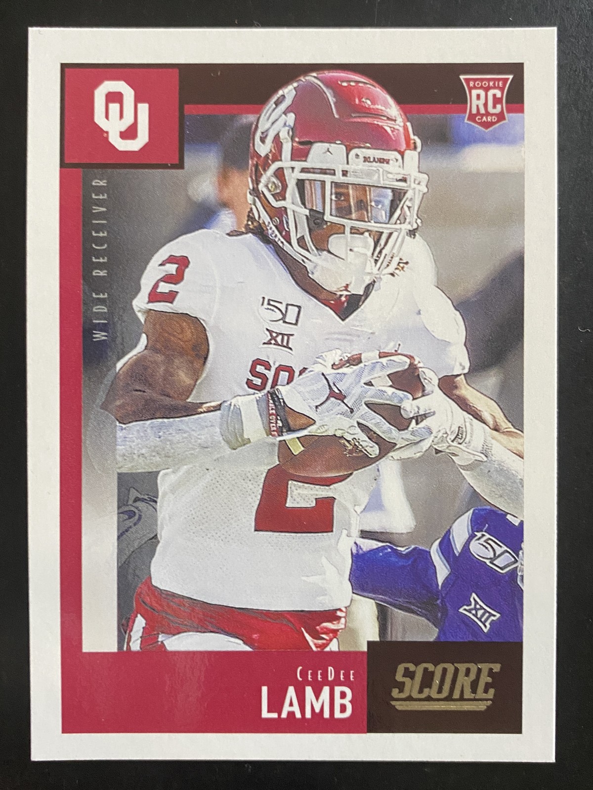 CeeDee Lamb 2020 Score Football Rookie Card Oklahoma Sooners #416