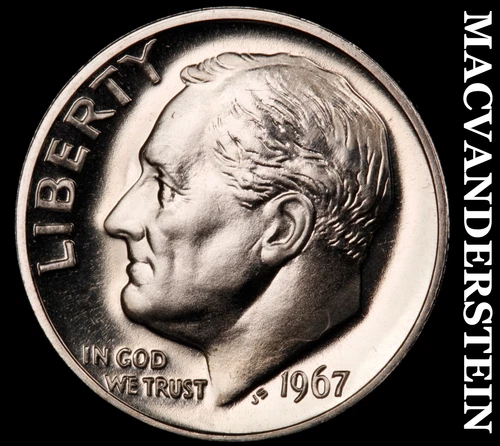 1967 Roosevelt Dime- SMS- Choice Gem Brilliant Uncirculated Luster #i9381
