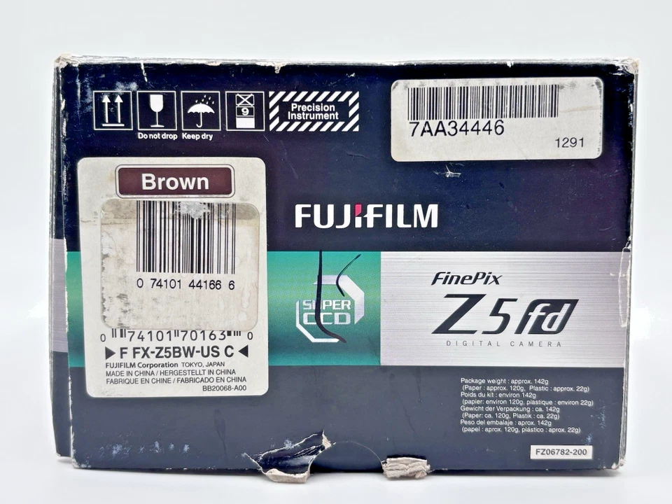 New in Original Box Fujifilm FinePix Z5fd Brown Retro CCD Compact Digital Camera - Image 4 of 4