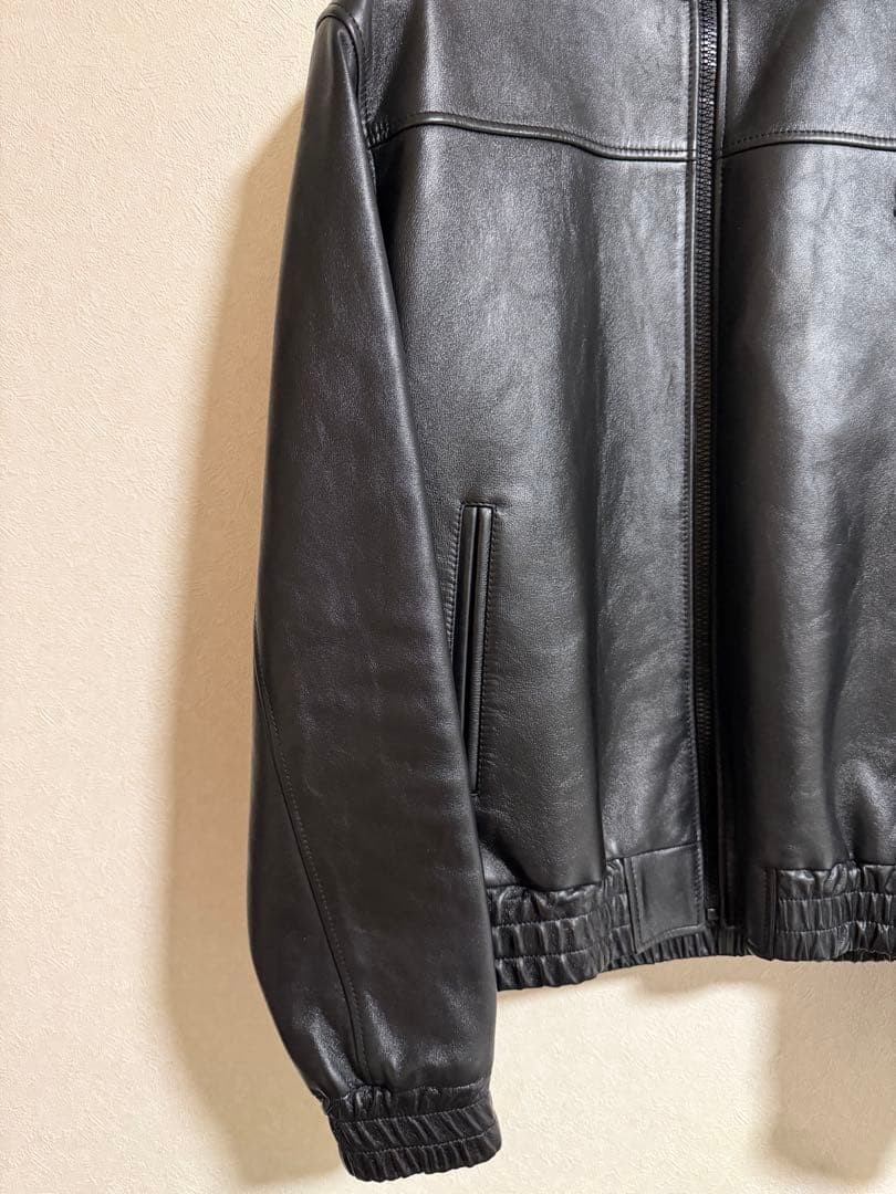 [Super Rare] New CELINE Leather Jacket Lambskin image 3
