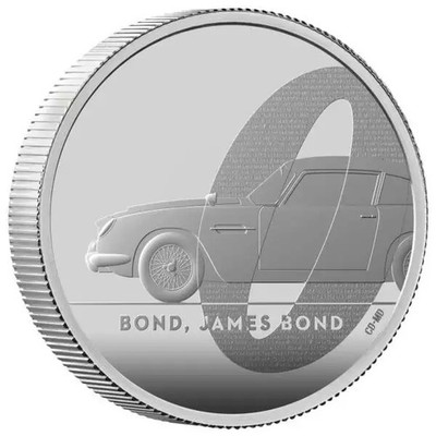 2020 - 007 James Bond ''Bond, James Bond'' 1 oz Silver Proof Coin