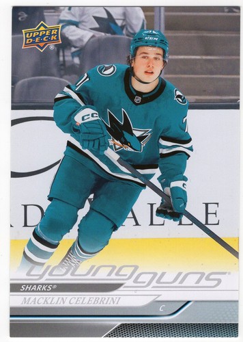 2024-25 Upper Deck Series 2 Macklin Celebrini Young Guns JUMBO #451 - Sharks RC