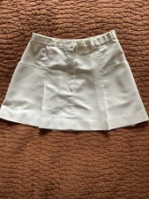 Vintage Tail Made In USA White Tennis Skirt With Pockets Size 9/10