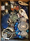 Costume Jewelry Lot ALL WEARABLE 7+lbs. Vintage-Mod Treasure Hunt #172