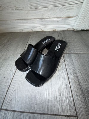 Marni for Target Jelly Platform Slide Sandals Black Size 7