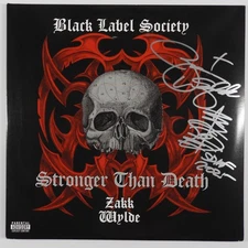 Zakk Wylde JSA  Signed Autograph Record Album Vinyl Black Label Society