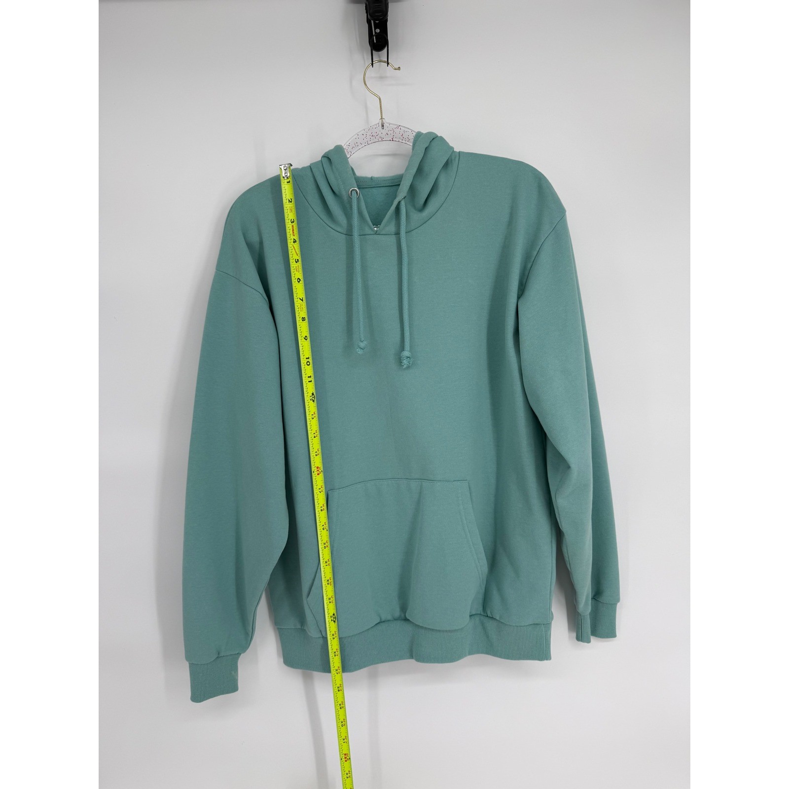 Sleepdown Essentials Teal Green Pullover Hoodie F… - image 2
