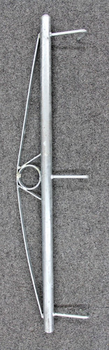 3-Hook Galvanized Steel Chain Link Fence Stretcher Bar 36" (Preowned)