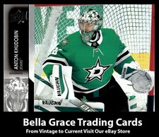 2021-22 Upper Deck Anton Khudobin #60 Dallas Stars NHL Hockey 