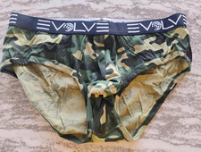 2Xist Evolve Men's Cotton Hip Brief Underwear Medium MINT FREE SHIPPING 