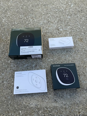 #ad Ecobee Essential Smart Thermostat amp; Ecobee3 Lite Thermostats Kit w Extras $119.99