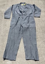 Vintage Universal Sanforized Coveralls Mens 54 Pinstriped Stone Cutter Workwear