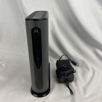 Motorola MT7711 24x8 Cable Modem + AC1900 Wi-Fi Router-Black