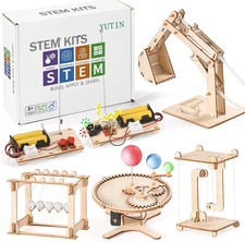 STEM Science Kits for Kids Ages 8-12 5-7, STEM Kits for Kids Ages 8-10, Wood Bui