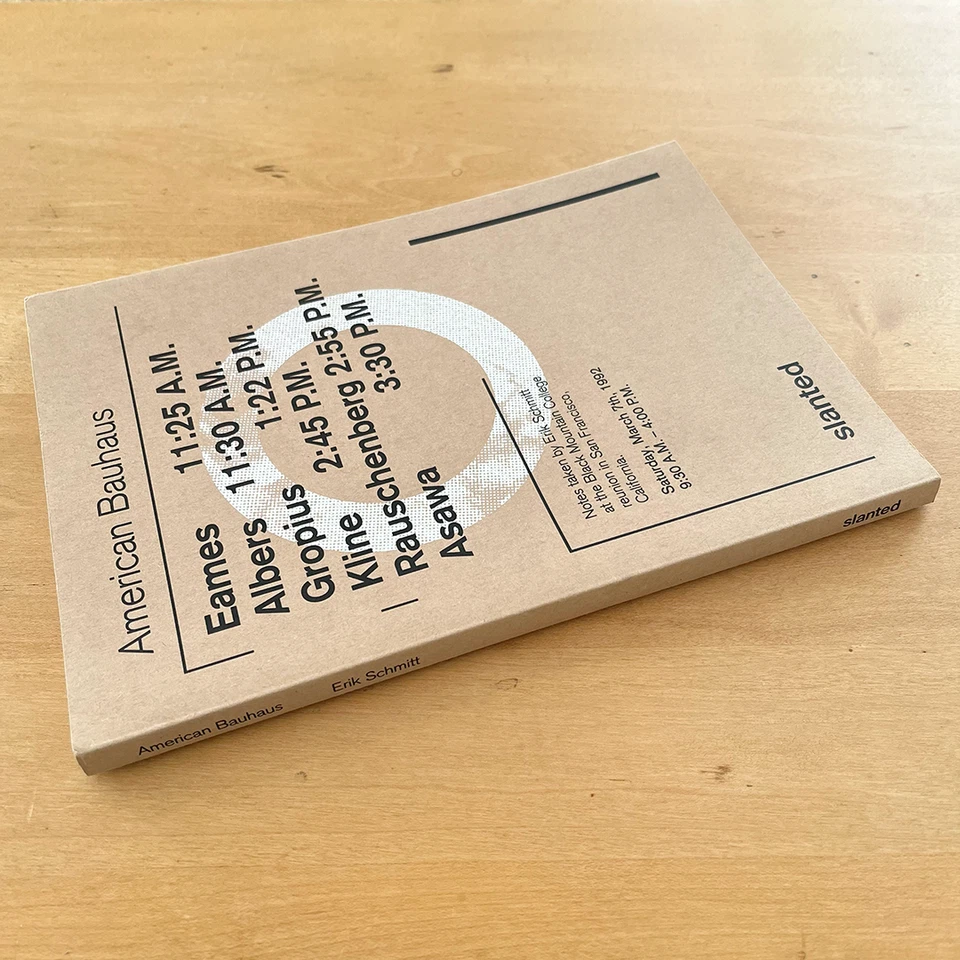 American Bauhaus: Erik Schmitt, Slanted Publishers, 1st Edition, Germany, 2022 - Image 2 of 4