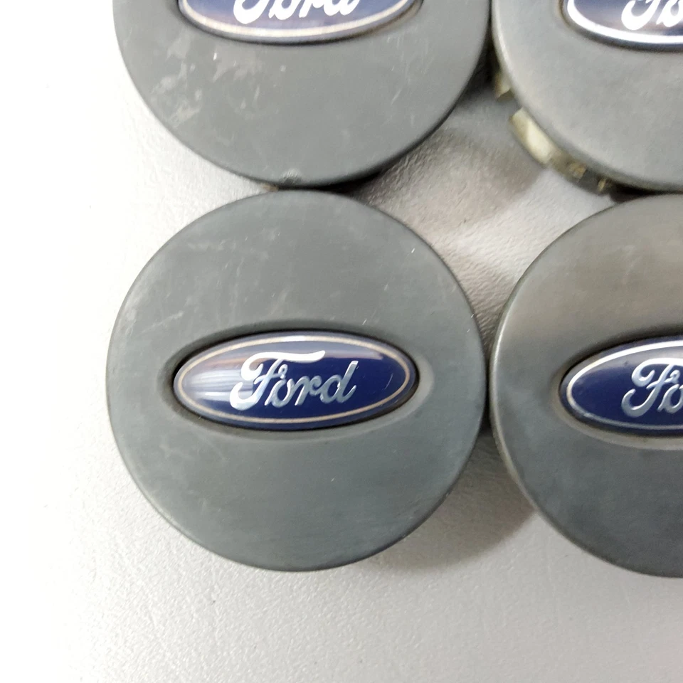 01-07 Ford Escape Charcoal Gray Wheel Center Caps YL84-1A096-FA SET OF 4 - Image 4 of 4