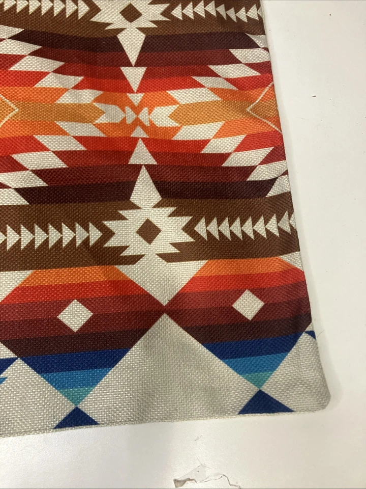 17”x17” Southwestern Throw Decorative Pillow Case Cover Aztec Geometric - Image 4 of 4