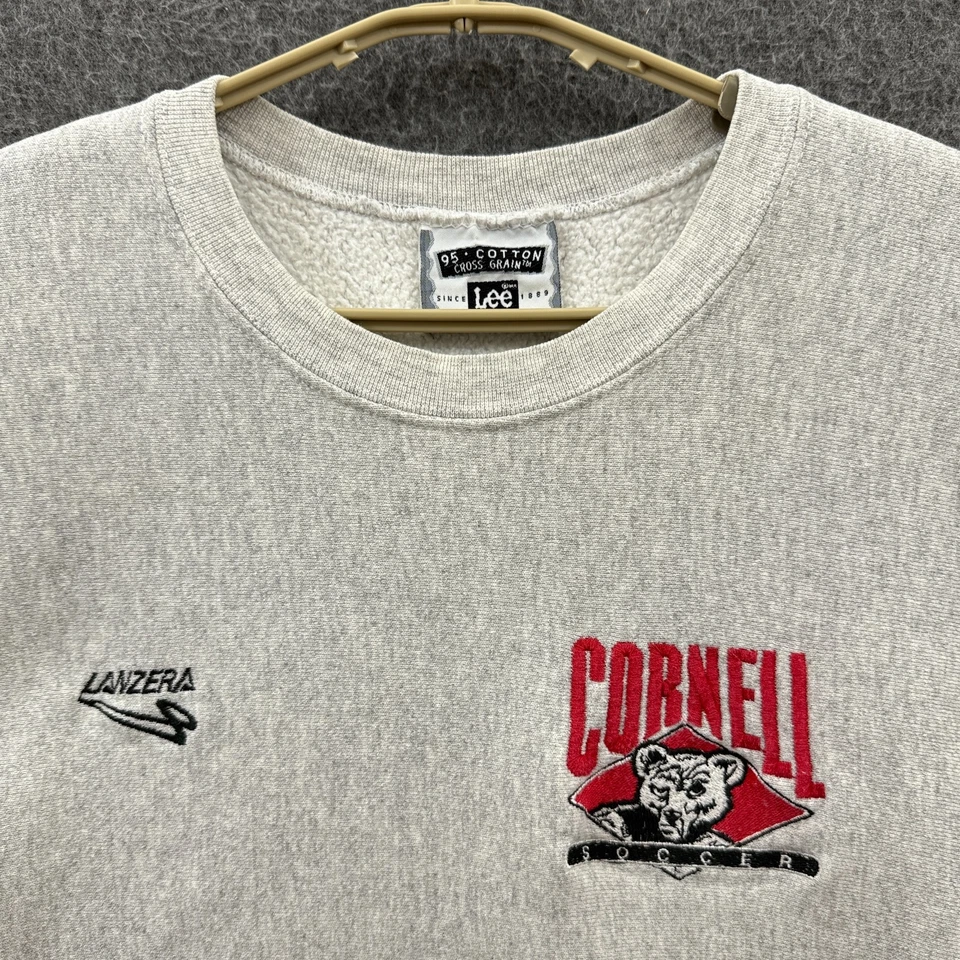 Suéter de fútbol de la Universidad de Cornell para hombre XL Lee Vintage Bears EE. UU. Jersey de tripulación Foto 3 de 4