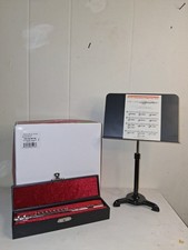 American Girl Flute Set W/ Stand Fingering Chart Flute  Case In Box Retired