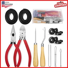 Glove Relacing Kit for Baseball or Softball Mitts Baseball Care Kit Include 2 St