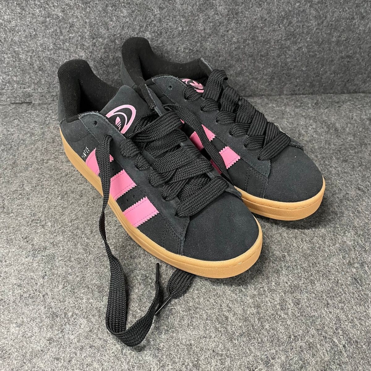 adidas Campus 00s Shoes Women`s Size 9.5 Black True Pink Gum IH1303