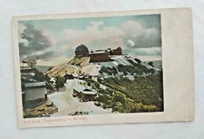 Vintage Postcard Lick Observatory in Winter Mount Hamilton CA Unposted #13755