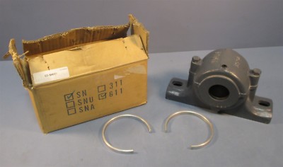 FSQ SN611 Pillow Plummer Block Bearing Housing 2'' Bore, No Bearing E2-5401 New