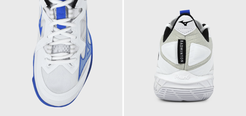 なおもん Mizuno Badminton Shoes WAVE CLAW NEO 3 Black/Purple/Lime 71GA2473