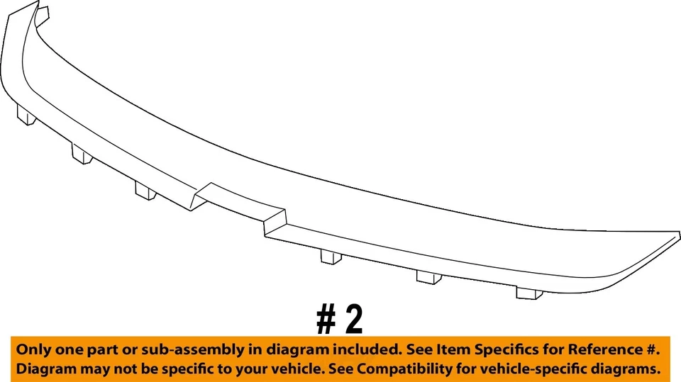 Componentes de rejilla limitada GM OEM 14-16 Malibu 22995175 Foto 2 de 2
